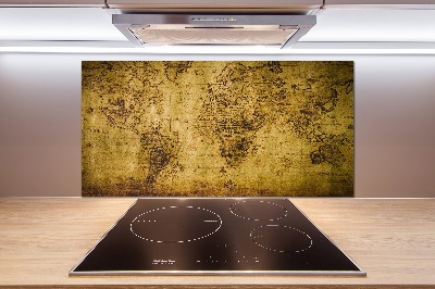 Panel do kuchyně Stará mapa světa