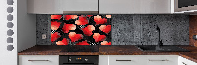 Panel do kuchyně Geometrická srdce
