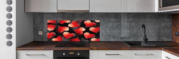 Panel do kuchyně Geometrická srdce