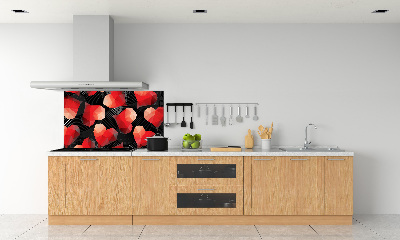 Panel do kuchyně Geometrická srdce