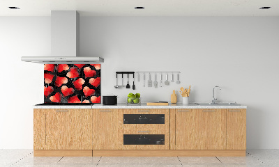 Panel do kuchyně Geometrická srdce