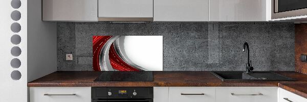 Skleněný panel do kuchynské linky Vlny pozadí
