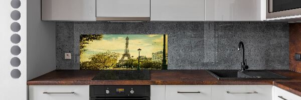 Panel do kuchyně Eiffelova věž Paříž