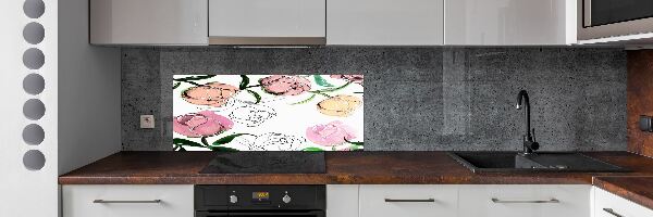 Dekorační panel sklo Pupeny pivoňky