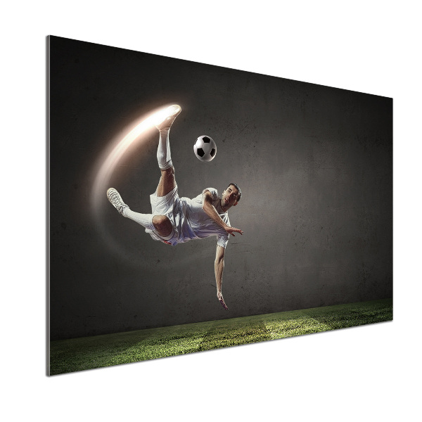 Skleněný panel do kuchyně Fotbalista