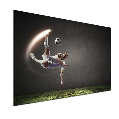 Skleněný panel do kuchyně Fotbalista