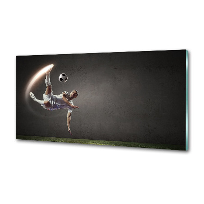 Skleněný panel do kuchyně Fotbalista