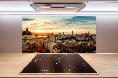 Panel do kuchyně Východ slunce Lvov