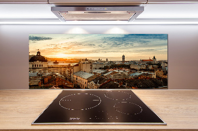 Panel do kuchyně Východ slunce Lvov