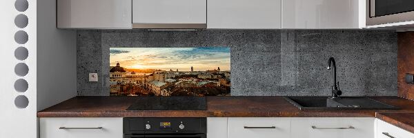 Panel do kuchyně Východ slunce Lvov
