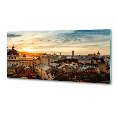 Panel do kuchyně Východ slunce Lvov