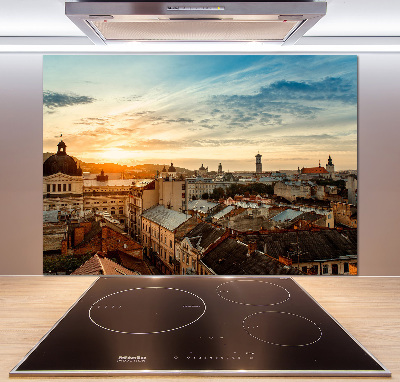 Panel do kuchyně Východ slunce Lvov