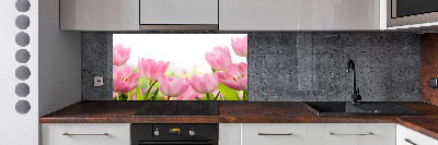 Panel do kuchyně Růžové tulipány