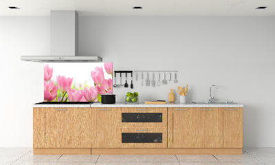 Panel do kuchyně Růžové tulipány