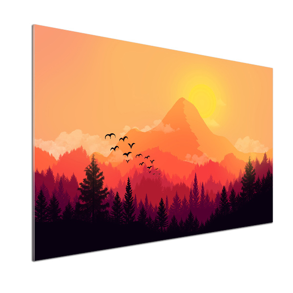 Panel do kuchyně Horská krajina
