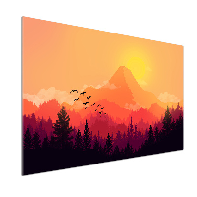 Panel do kuchyně Horská krajina