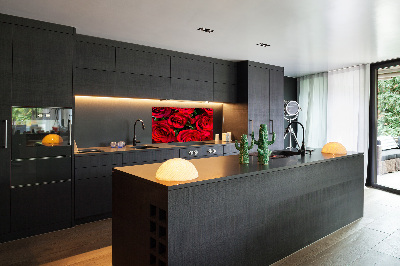 Panel do kuchyně Červené růže