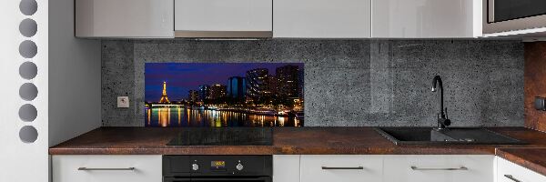 Dekorační panel sklo Noční Paříž