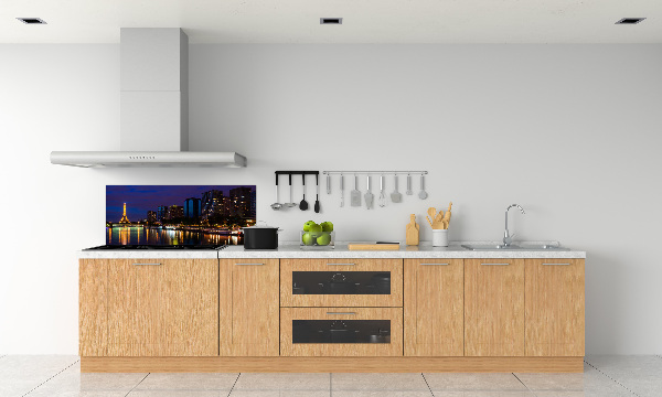 Dekorační panel sklo Noční Paříž