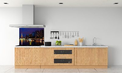 Dekorační panel sklo Noční Paříž