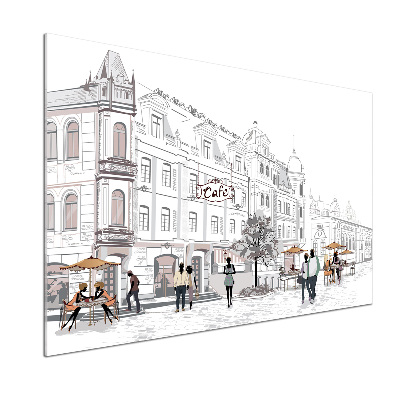 Dekorační panel sklo Staré město