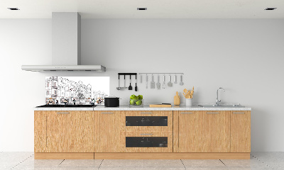 Dekorační panel sklo Staré město