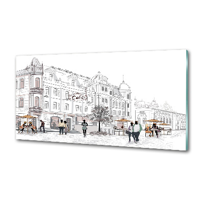 Dekorační panel sklo Staré město