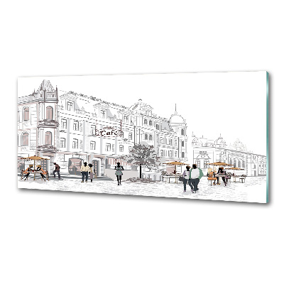Dekorační panel sklo Staré město