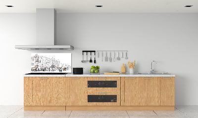 Dekorační panel sklo Staré město