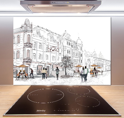 Dekorační panel sklo Staré město