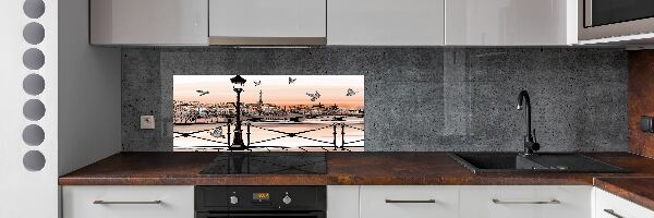 Panel do kuchyně Soumrak v Paříži