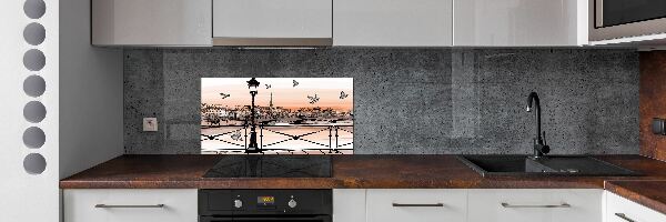 Panel do kuchyně Soumrak v Paříži