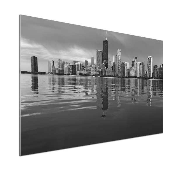 Skleněný panel do kuchyně Chicago