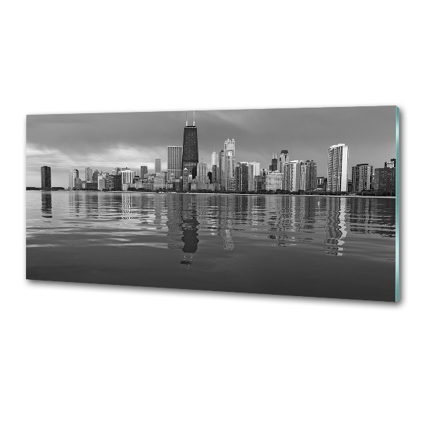 Skleněný panel do kuchyně Chicago