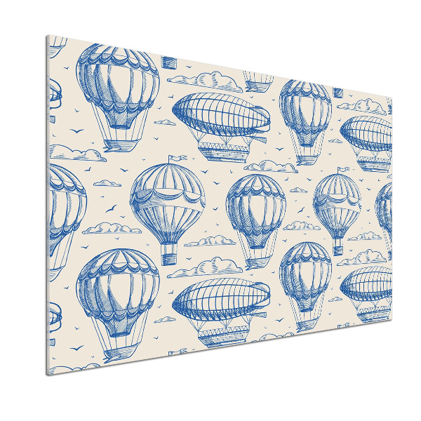 Panel do kuchyně Balony a vzducholodě