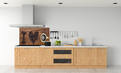 Panel do kuchyně I love coffee
