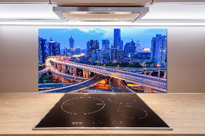Skleněný panel do kuchyně Viadukt