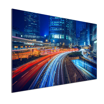 Panel do kuchyně Noční Hongkong