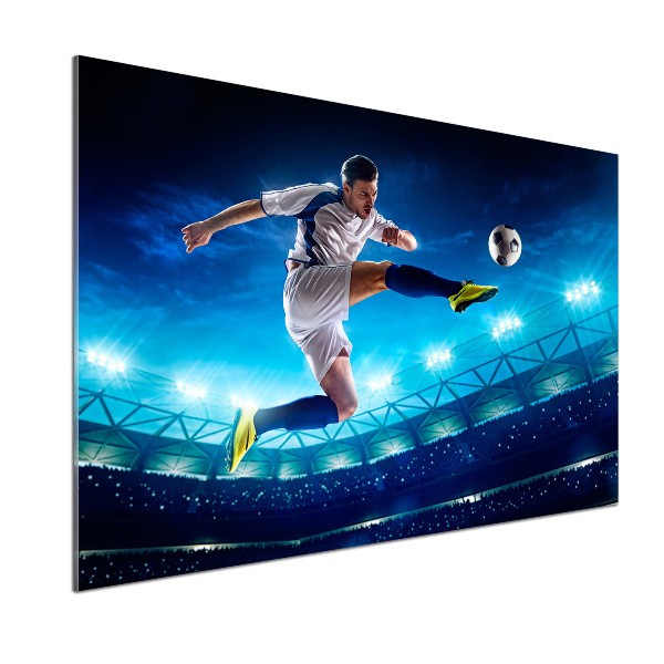 Skleněný panel do kuchyně Fotbalista