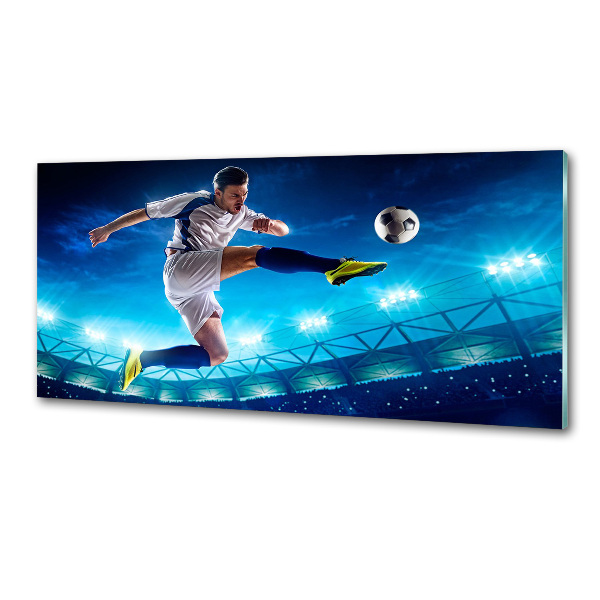 Skleněný panel do kuchyně Fotbalista