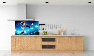 Skleněný panel do kuchyně Fotbalista