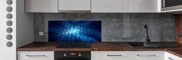 Skleněný panel do kuchynské linky Tvary