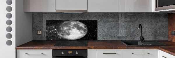 Skleněný panel do kuchyně Měsíc