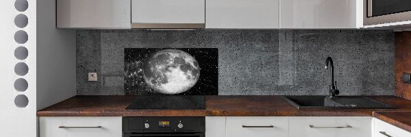 Skleněný panel do kuchyně Měsíc