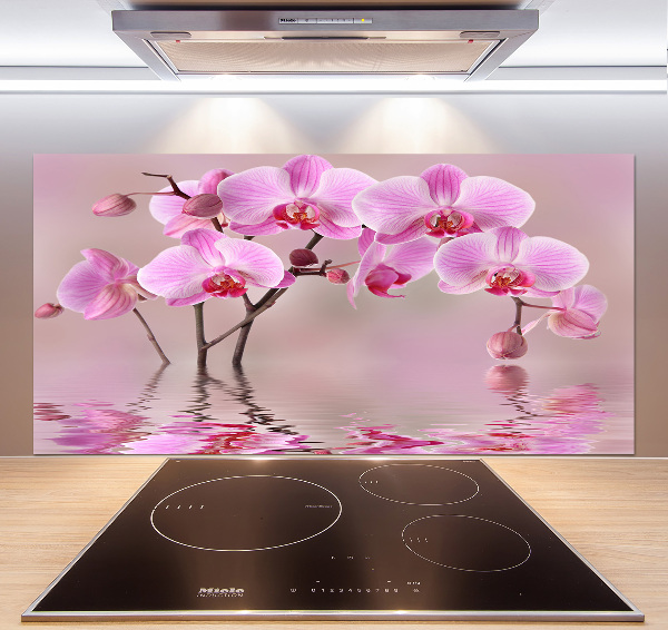Panel do kuchyně Růžová orchidej