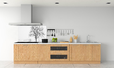 Dekorační panel sklo Strom zima