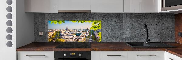 Skleněný panel do kuchyně Paříž