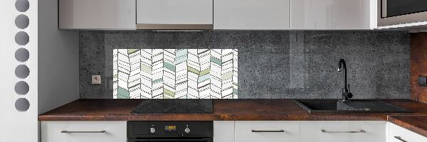 Dekorační panel sklo Jedlička vzor