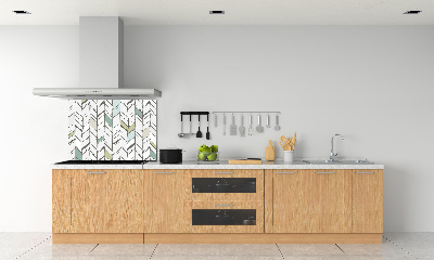 Dekorační panel sklo Jedlička vzor