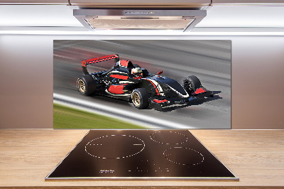 Skleněný panel do kuchynské linky Formule 1